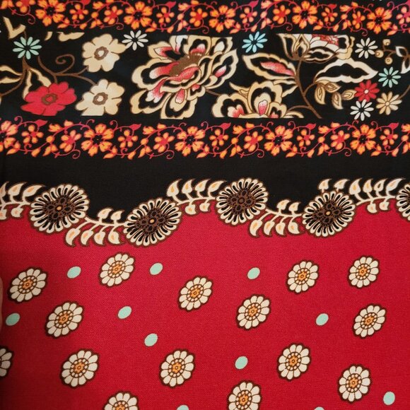 Vtg Requirements Skirt Size 14 Floral Ruffle Midi Maxi Boho Western 90's Y2K - Picture 6 of 12